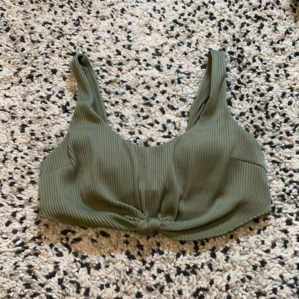 Green large Hollister bikini top NWOT